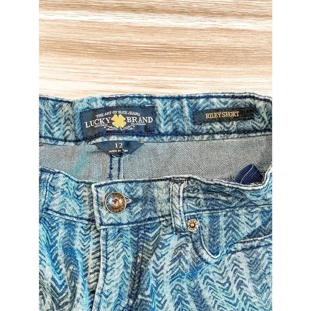 Lucky Brand Herringbone Style Girls Shorts, size 12